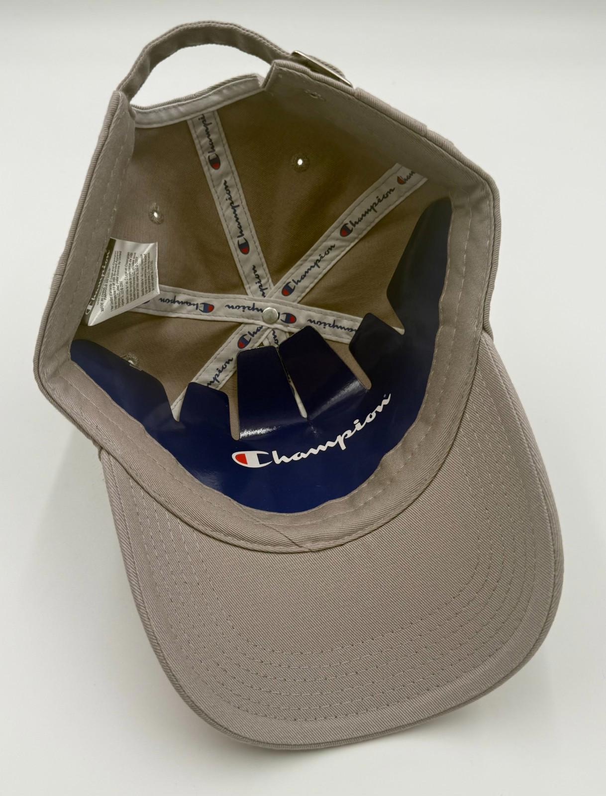 Bulk Reseller Lot of (72) Champion Gray Baseball Hats Adjustable OSFA NWT